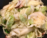 キャベツと椎茸の蒸し煮作り方3写真
