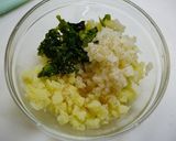 簡単！春コロッケ☆菜の花タケノコ作り方2写真