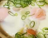 鶏肉と人参＆馬鈴薯＆ブロッコリーの卵雑炊作り方3写真