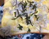 【朝ごはん】しらすチーズ大葉トースト作り方6写真