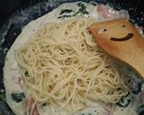 糖質0丸麺で美味しいクリームパスタ作り方7写真