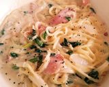 糖質0丸麺で美味しいクリームパスタ作り方8写真