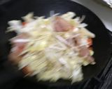 太麺焼きそば・野菜多めで目玉焼きのせ作り方2写真