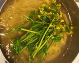 アスパラ菜を使った春の旬ペペロンチーノ作り方2写真