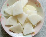 むね肉・大根のカレー粉醤油タレ焼き♪作り方1写真