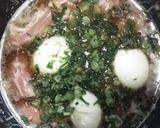 鶏ももとたまごのファンタグレープ煮込み作り方2写真