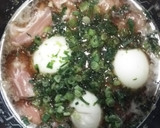 鶏ももとたまごのファンタグレープ煮込み作り方2写真