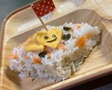 【離乳食中期〜】雛祭り菱餅風ごはん作り方4写真