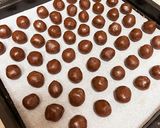 超簡単！チョコが濃〜いスノーボール作り方3写真
