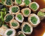 小松菜の肉巻きの照り焼き作り方5写真