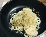 蓮根の水煮と冷凍ちりめん オリーブ油炒め作り方4写真