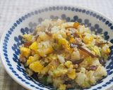 茎ワカメの佃煮チャーハン♪豚ミンチ入り♪作り方6写真