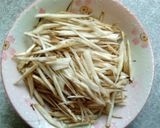 ゴボウと大葉の酢の物♪風味豊か♪作り方2写真