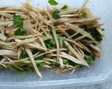 ゴボウと大葉の酢の物♪風味豊か♪作り方4写真