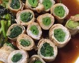 小松菜の肉巻き照り焼き作り方4写真