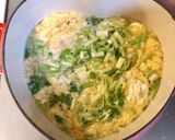 セリとかき玉のお味噌汁作り方5写真