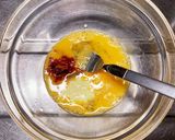 キムチーズパスタ作り方1写真