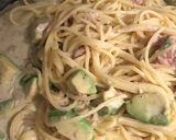 アボカドとツナのクリームパスタ作り方4写真