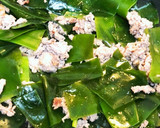 春✨生わかめの下処理&茎と豚肉の炒め物作り方8写真