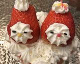 お雛様　三色　ケーキ作り方25写真