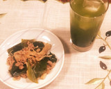 春✨生わかめの下処理&茎と豚肉の炒め物作り方10写真
