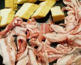 豚バラ厚揚げニラ炒め作り方1写真