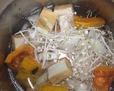 かぼちゃの味噌汁・ツナ缶でダシ要らず作り方6写真