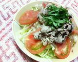 ✿ゴマ風味❀冷製牛しゃぶ✿サラダ盛り作り方7写真