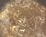 スーパー大麦入りかき玉肉うどん作り方5写真