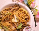 舞茸とキャベツのペペロンチーノ作り方4写真