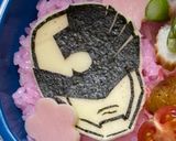 【キャラ弁当】キューレンジャー&鬼滅の刃作り方1写真