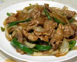 豚肉と玉ねぎとピーマンのしょうが焼き作り方6写真