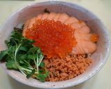 サケづくし親子丼作り方5写真