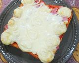 朝食に♡ケチャップdeピザパン作り方5写真