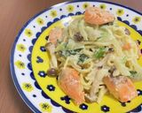 鮭とほうれん草のワンパンクリームパスタ作り方10写真