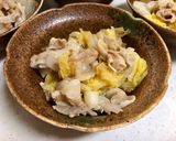 豚肉と大根白菜の重ね蒸し作り方8写真