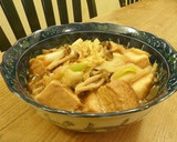 節約簡単！麺つゆで絹厚揚げの卵とじ作り方10写真