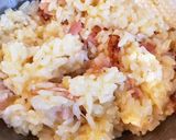まるでカルボナーラ風！な、簡単焼き卵ご飯作り方2写真