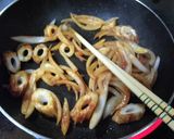 玉ねぎと竹輪のケチャップ炒め作り方5写真