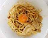ビリビリっ!!麻辣香油うどん作り方3写真