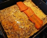 キャロットの胡麻卵焼きロール作り方4写真