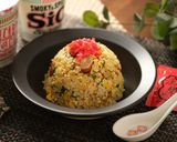 激旨簡単！カップラーメン唐揚チャーハン作り方9写真