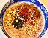 素麺を使った台湾担仔麺*汁なしラーメン風作り方6写真