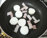 簡単副菜☆長芋ベーコンペッパーチーズ焼き作り方2写真