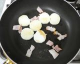 簡単副菜☆長芋ベーコンペッパーチーズ焼き作り方3写真