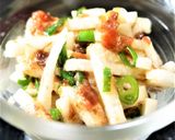 簡単副菜☆長芋ベーコンペッパーチーズ焼き作り方7写真
