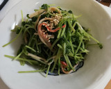 【作り置き】豆苗とカニカマのサラダ作り方5写真