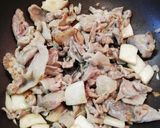簡単節約。豚こま肉のマヨ甜麺醤炒め作り方6写真