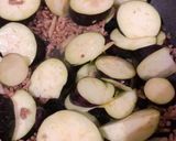 ナスとひき肉とパクチーの炒め物作り方2写真