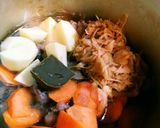 甘々牛すじカレー★コツはルウ半量作り方4写真